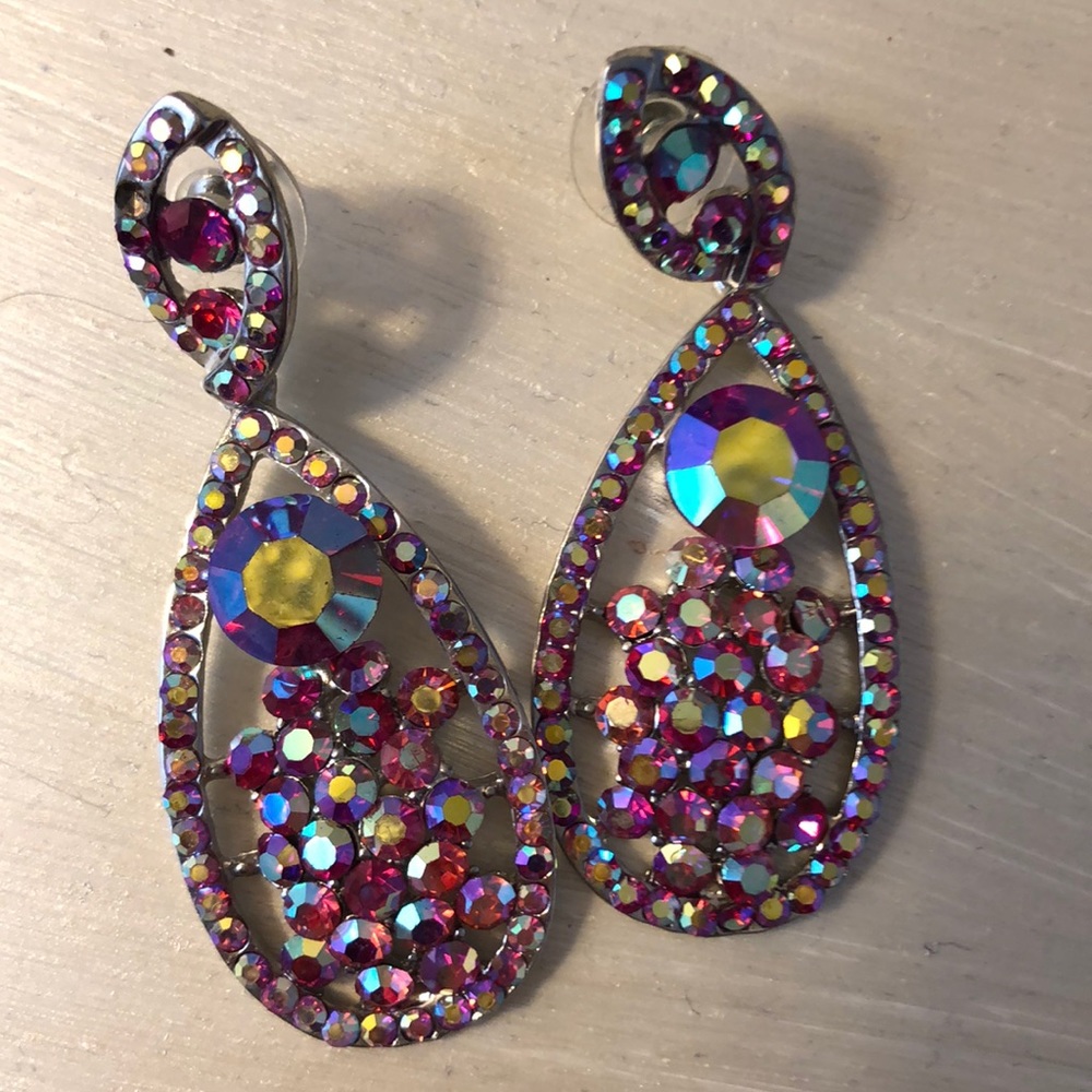 Prom  Crystal Earrings